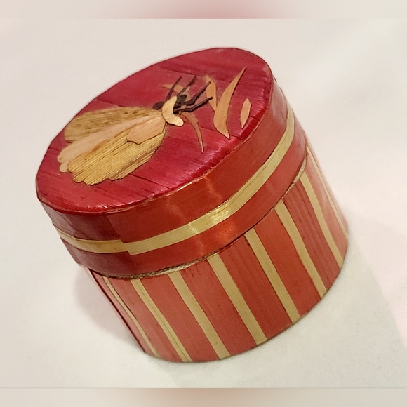 Vintage small round trinket - Picture 5 of 8